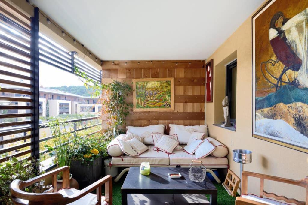Apartamento Le Précieux terrasse et parking privé Aix-en-Provence Exterior foto